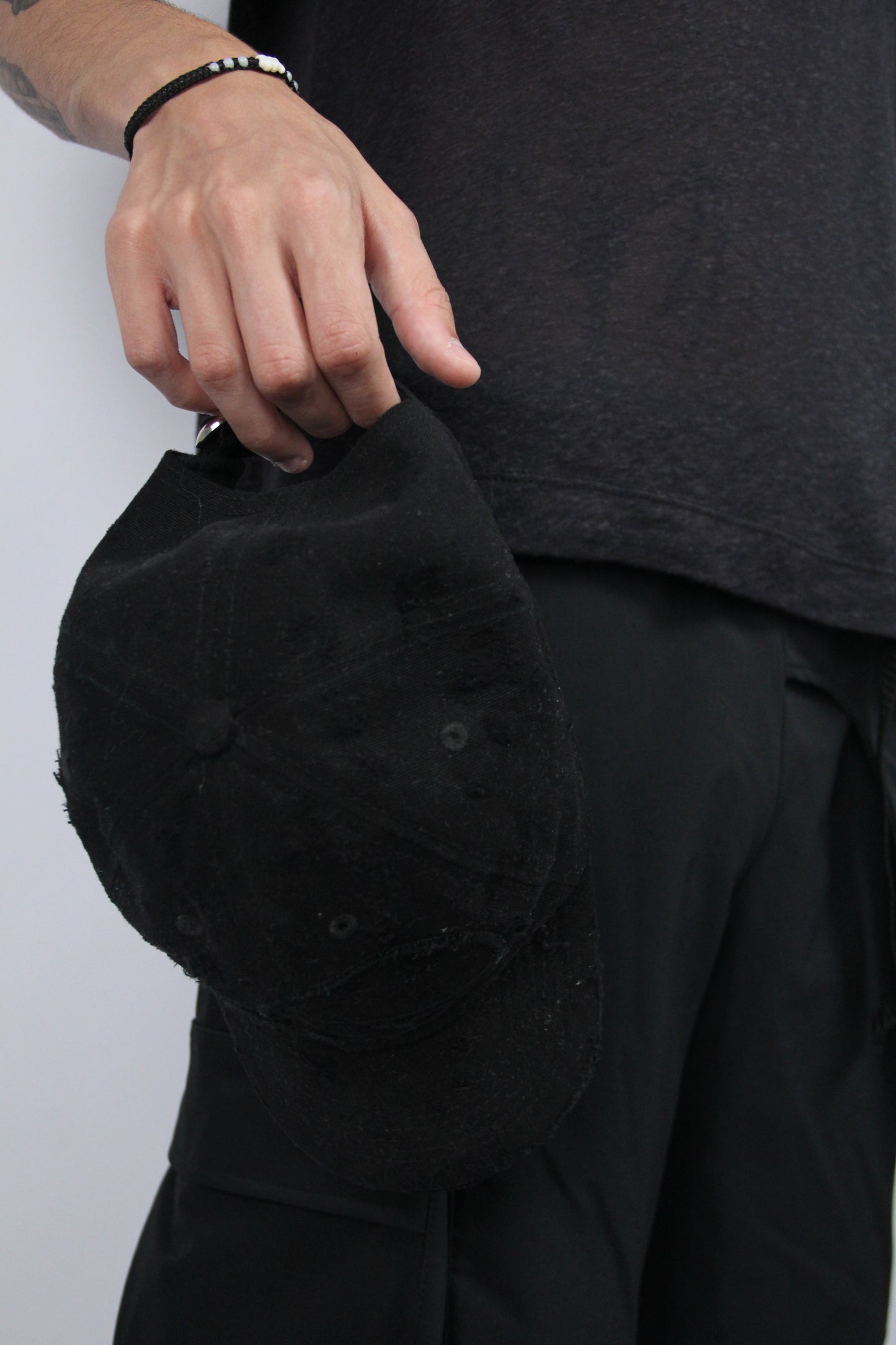 Full Black Symbol Cap